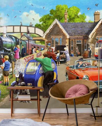 families out by the railway wallpaper families out by the railway wallpaper