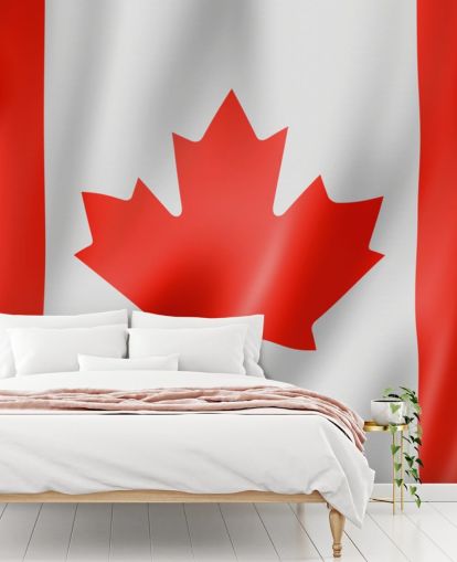 Faux Flagge von Kanada Tapete