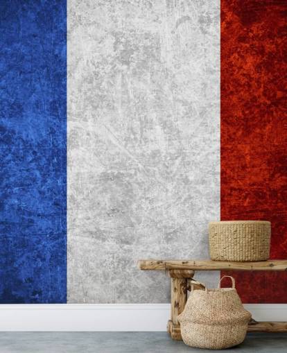 rustic french flag wallpaper