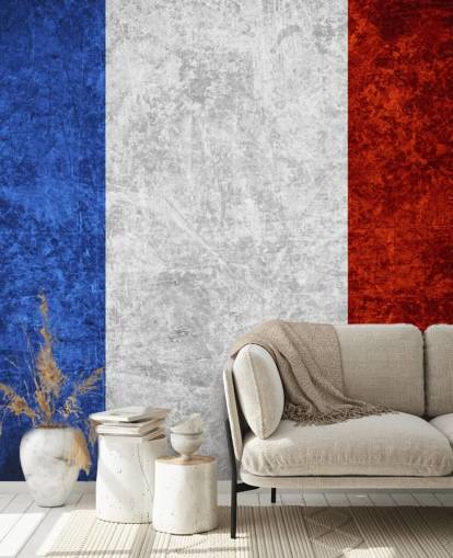 rustic french flag wallpaper