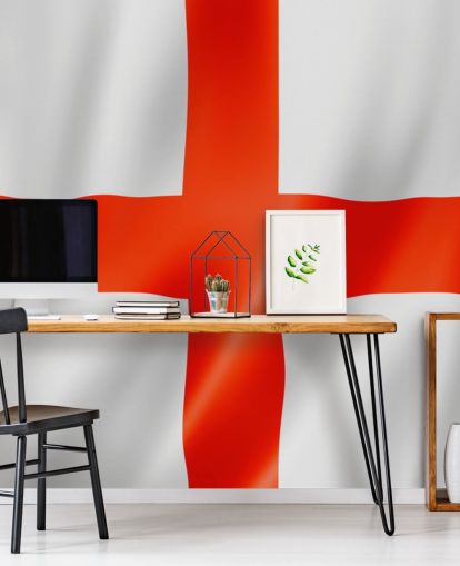 Faux England Flagge Tapete