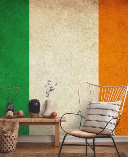 carta da parati con bandiera irlandese