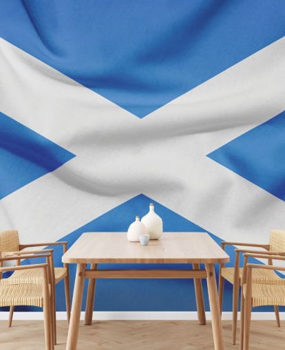 hvid og blå skotsk flag tapet