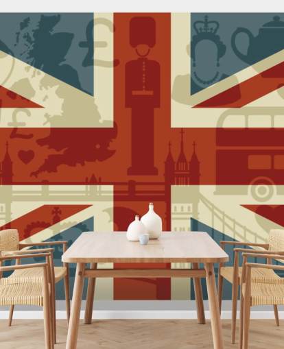 bandera de union jack con figuras británicas fondo de pantalla bandera de union jack con figuras británicas fondo de pantalla