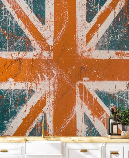 grunge stil uk flag tapet grunge stil uk flag tapet