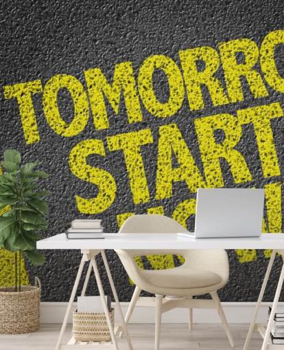 Straßeneffekt Fitnessstudio zitiert Tapete