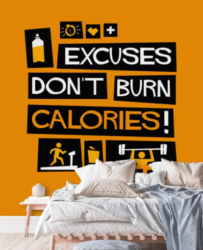 fondo de pantalla de citas inspiradoras naranja y negro