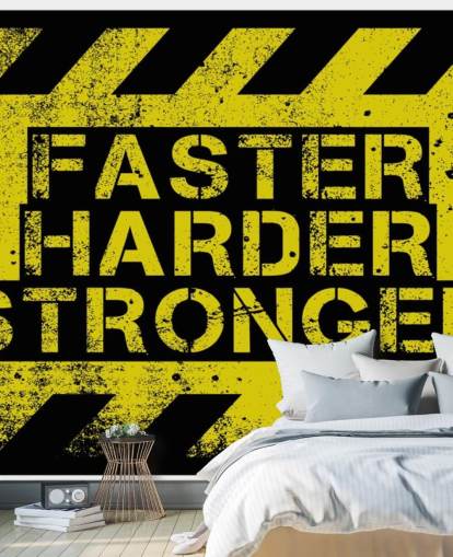Snabbare hårdare starkare motivation citat tapet