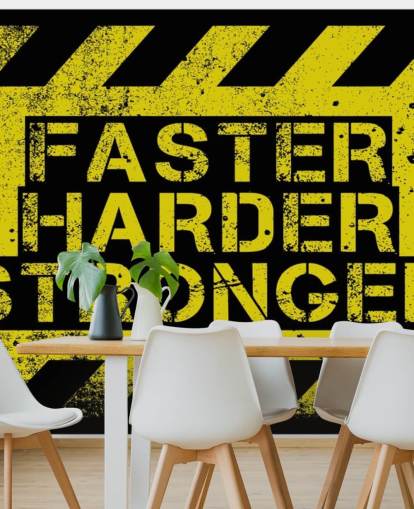 Fondo de pantalla de motivación más rápido más fuerte