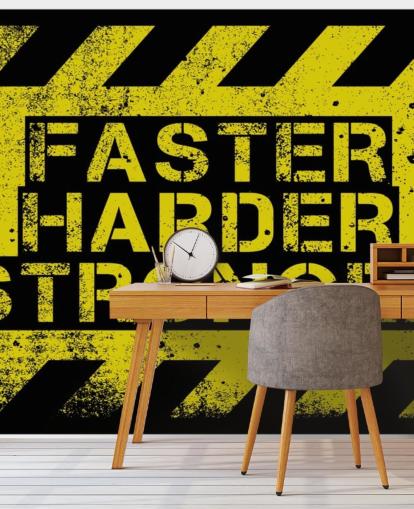 Faster Harder Stronger motivation quote wallpaper Faster Harder Stronger motivation quote wallpaper