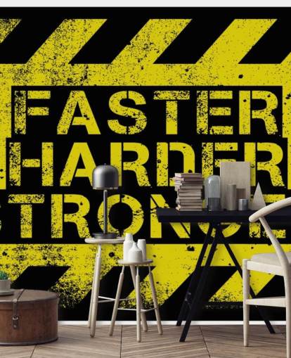 Fond d'écran de citation de motivation plus fort plus