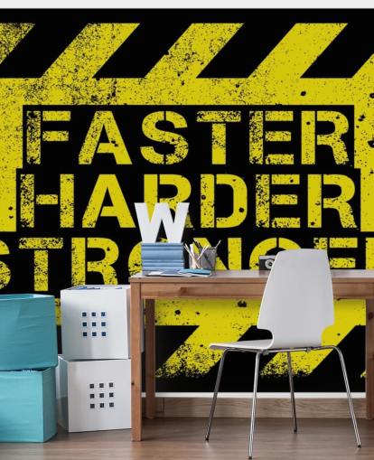 Snabbare hårdare starkare motivation citat tapet