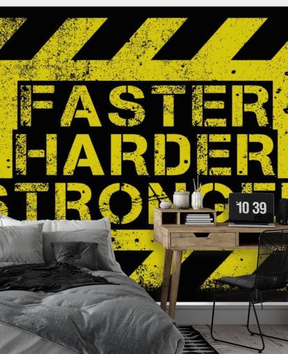 Fondo de pantalla de motivación más rápido más fuerte