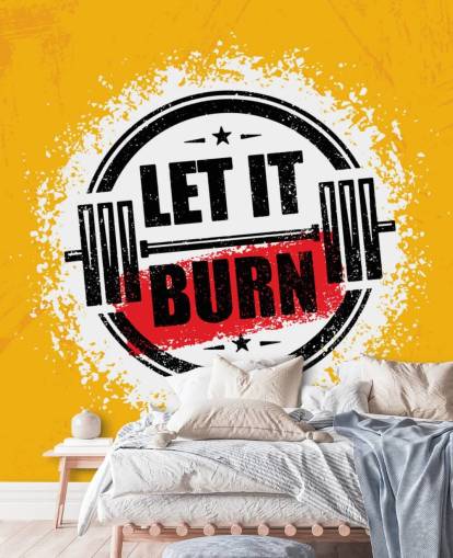 fondo de pantalla de cita de gimnasio amarillo, negro y rojo fondo de pantalla de cita de gimnasio amarillo, negro y rojo