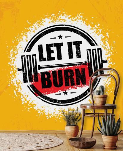 yellow, black and red gym quote wallpaper yellow, black and red gym quote wallpaper