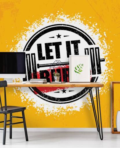 yellow, black and red gym quote wallpaper yellow, black and red gym quote wallpaper