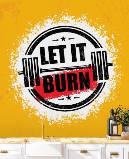 fondo de pantalla de cita de gimnasio amarillo, negro y rojo fondo de pantalla de cita de gimnasio amarillo, negro y rojo