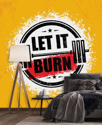 gul, sort og rød gym citat tapet gul, sort og rød gym citat tapet