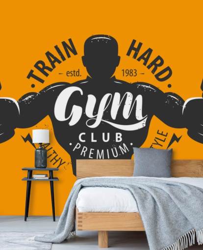 fondo de pantalla de gimnasio de hombre gráfico