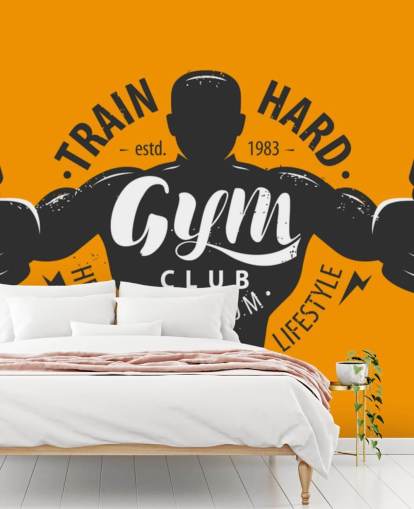 quotes and graphic man gym wallpaper