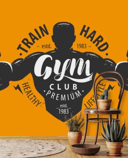 citaten en grafische man gym behang citaten en grafische man gym behang