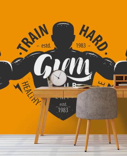 quotes and graphic man gym wallpaper