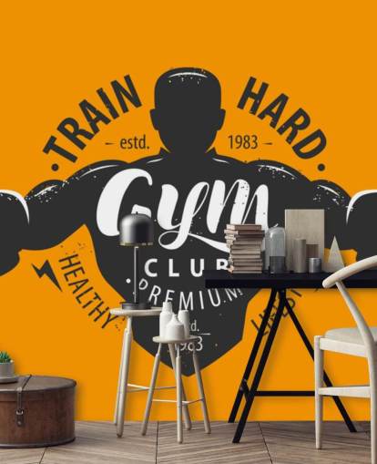 quotes and graphic man gym wallpaper