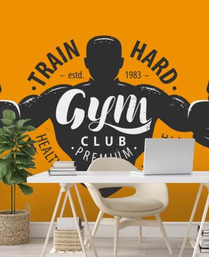 quotes and graphic man gym wallpaper