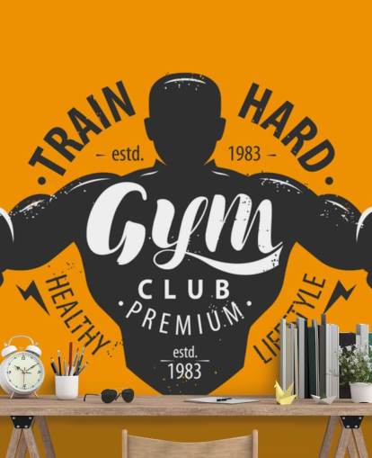 quotes and graphic man gym wallpaper