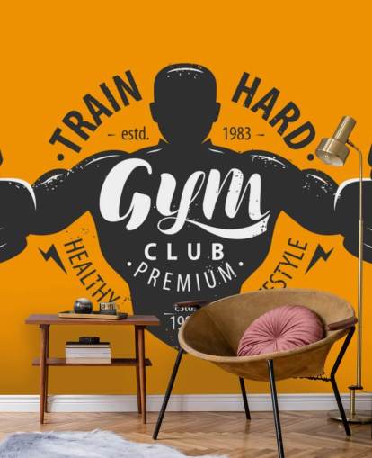 fondo de pantalla de gimnasio de hombre gráfico