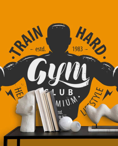 quotes and graphic man gym wallpaper