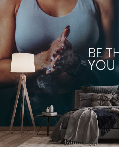 vara det bästa du kan vara gym citat tapeter