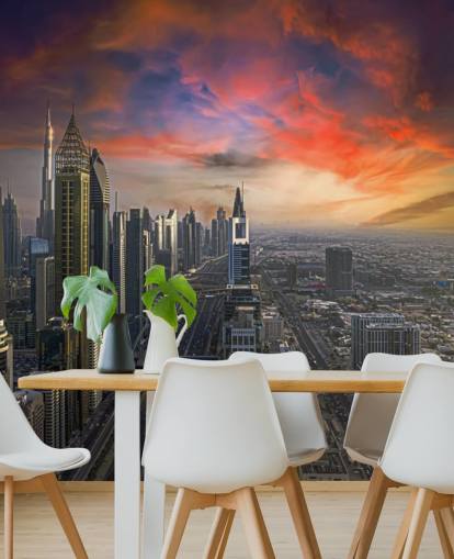 pink skies over dubai wallpaper pink skies over dubai wallpaper