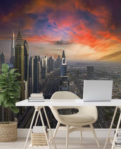 pink skies over dubai wallpaper pink skies over dubai wallpaper