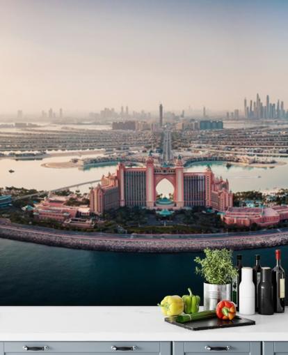 atlantis hotell og palme øyer tapet