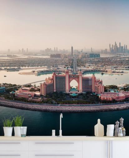 atlantis hotell og palme øyer tapet