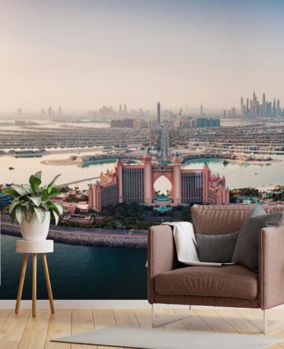 atlantis hotel en palmeilanden behang