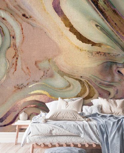 pastel toned geode wallpaper