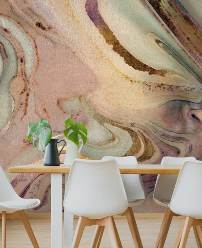 fondo de pantalla de geoda en tonos pastel