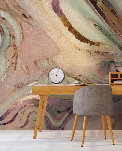 pastel tonet geode tapet pastel tonet geode tapet