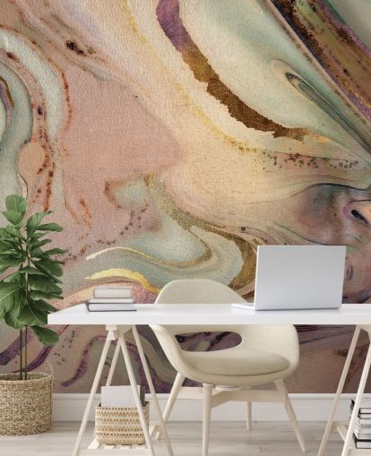 pastel toned geode wallpaper