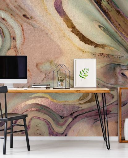 pastel toned geode wallpaper