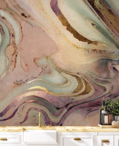 pastel toned geode wallpaper