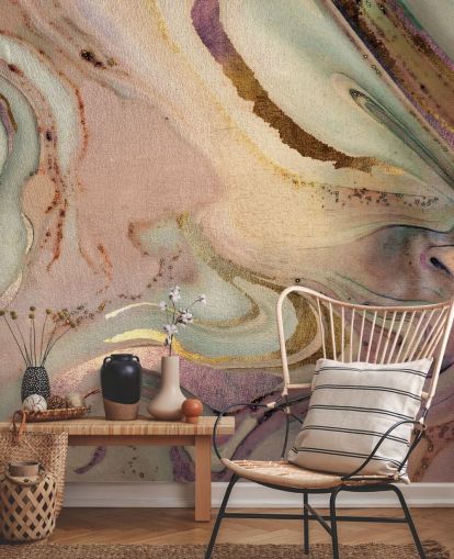 pastel tonet geode tapet pastel tonet geode tapet