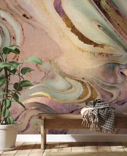 pastelli äänisen geode tapetti