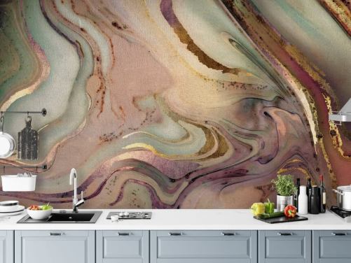 pastelkleurig geode behang pastelkleurig geode behang