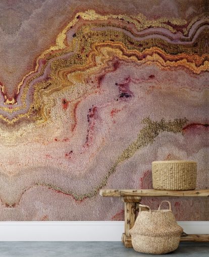 pink og guld tonet geode effekt tapet pink og guld tonet geode effekt tapet