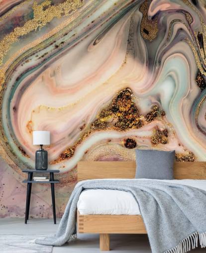 drømmende pastel tonet marmor effekt tapet drømmende pastel tonet marmor effekt tapet