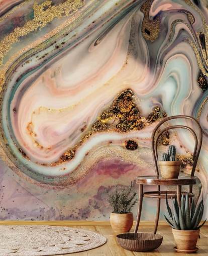 drømmende pastel tonet marmor effekt tapet drømmende pastel tonet marmor effekt tapet