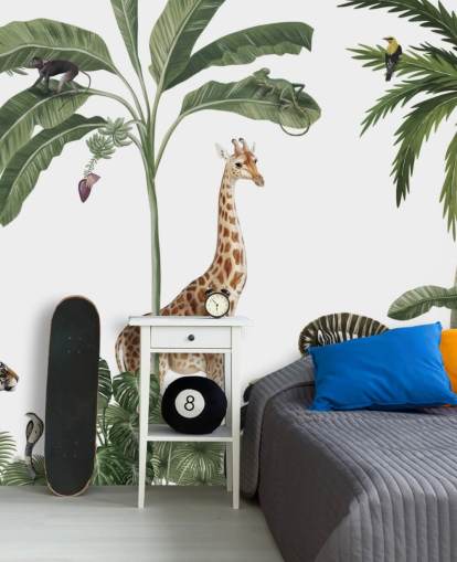 jungledieren in regenwoudbehang jungledieren in regenwoudbehang